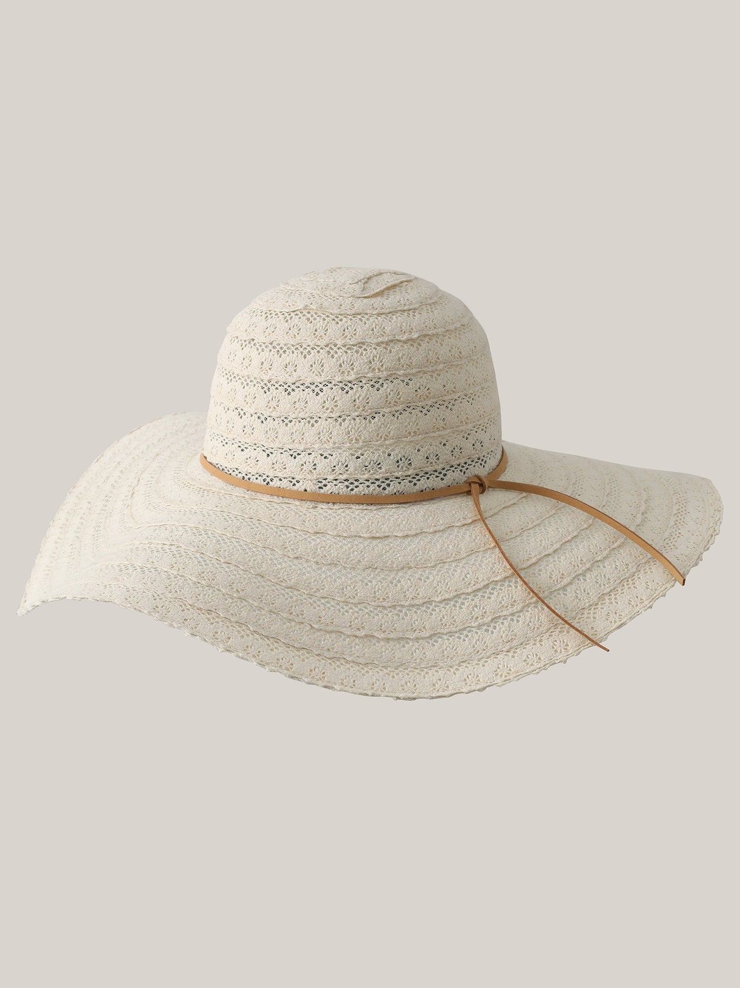 Vacation Curved Straw Hat