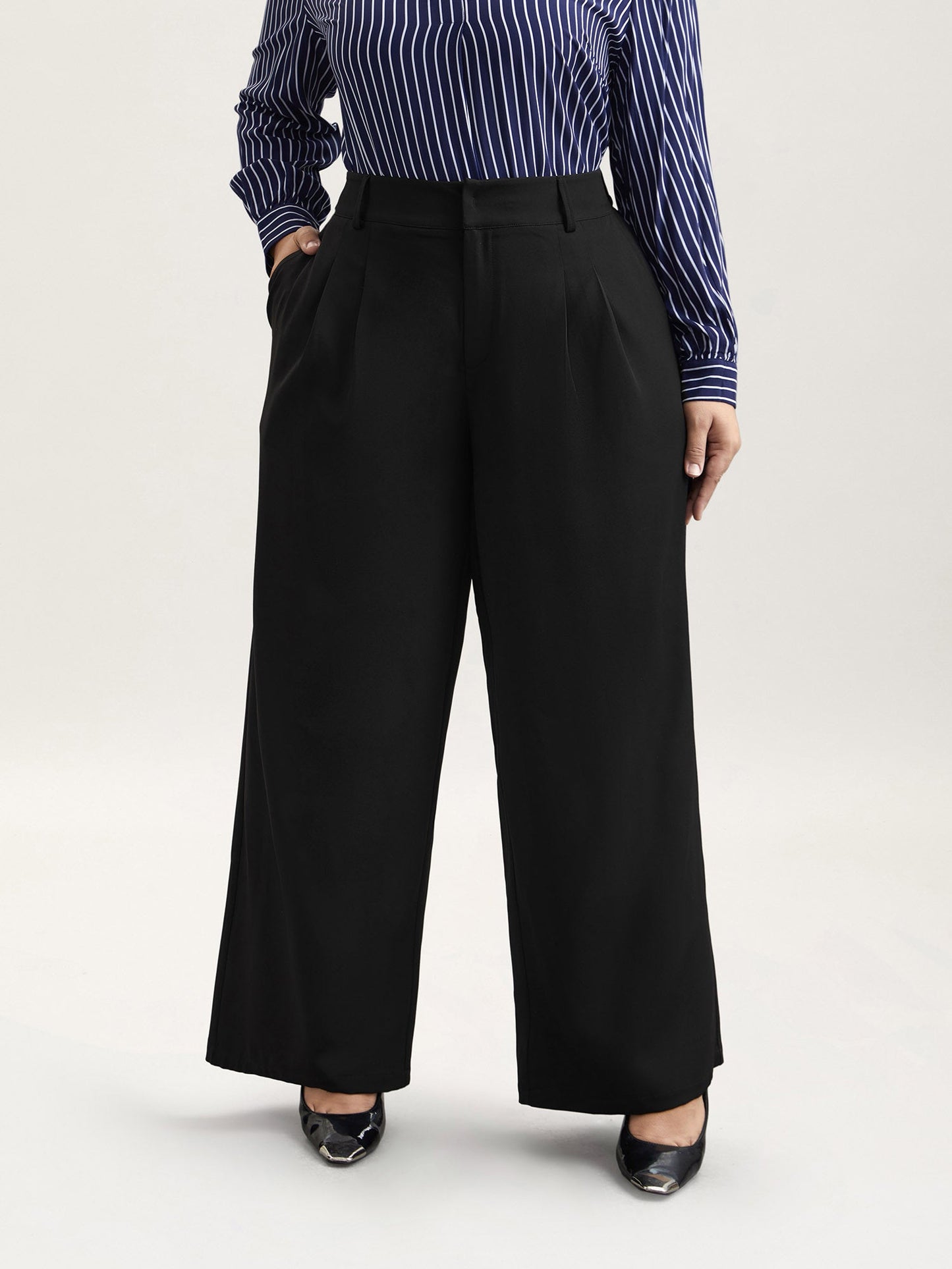 Very Stretchy Waist Flared Leg Pants