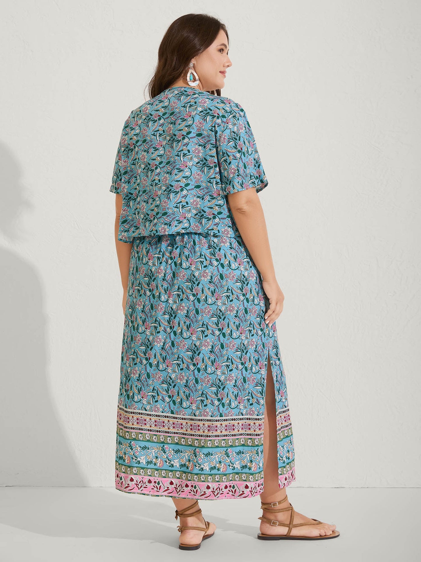 Floral Print Tassels Co-Ord Set