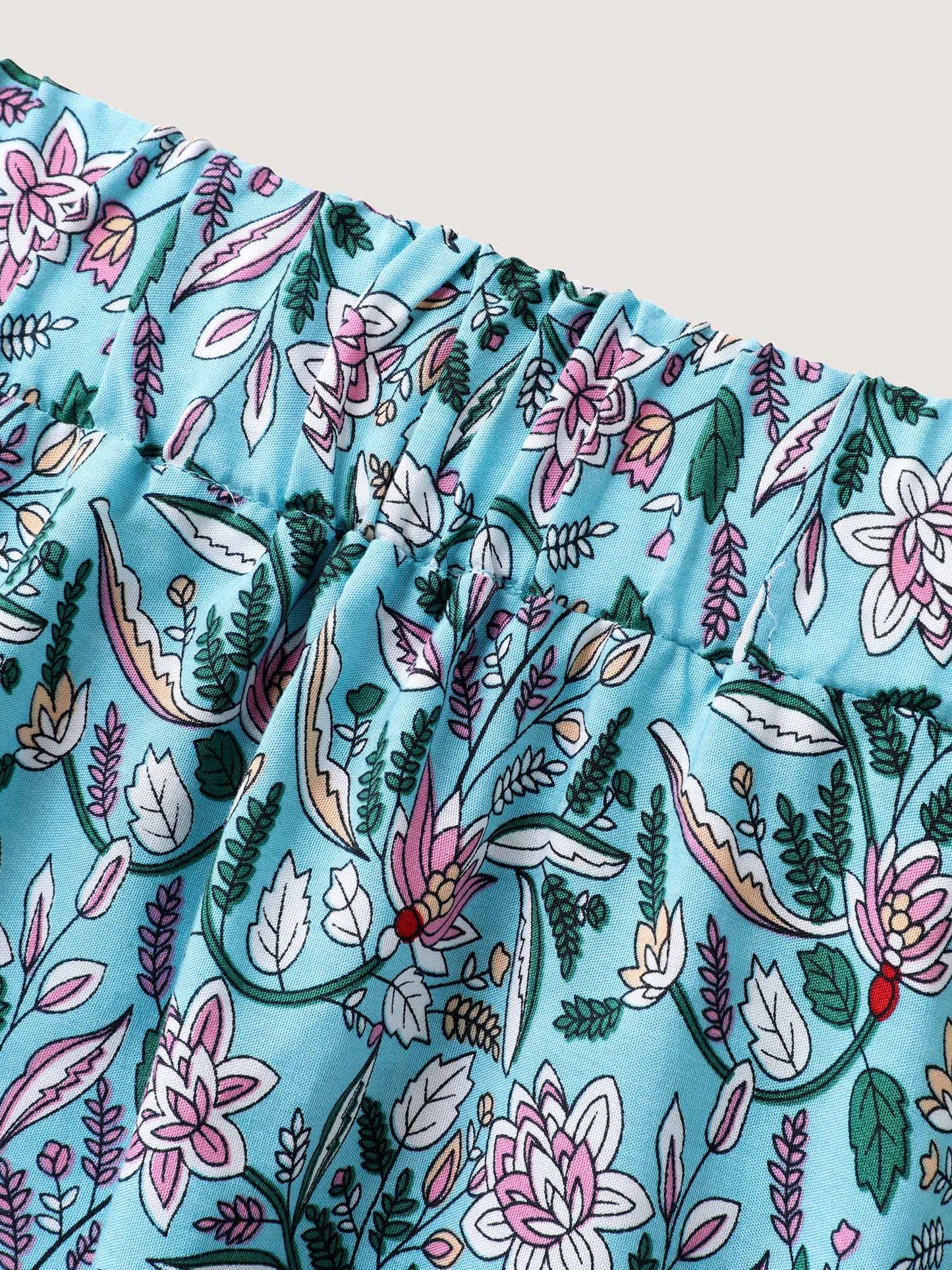 Floral Print Tassels Co-Ord Set