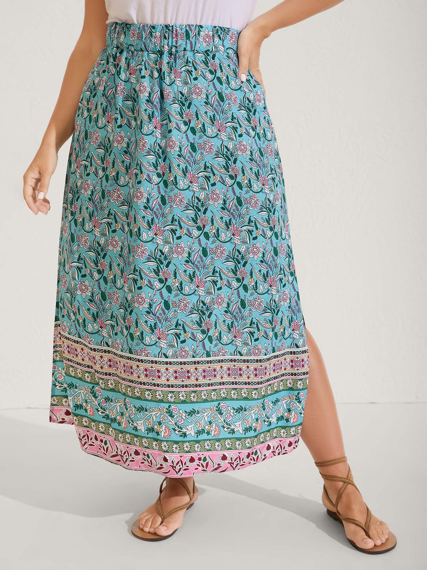 Floral Print Tassels Co-Ord Set