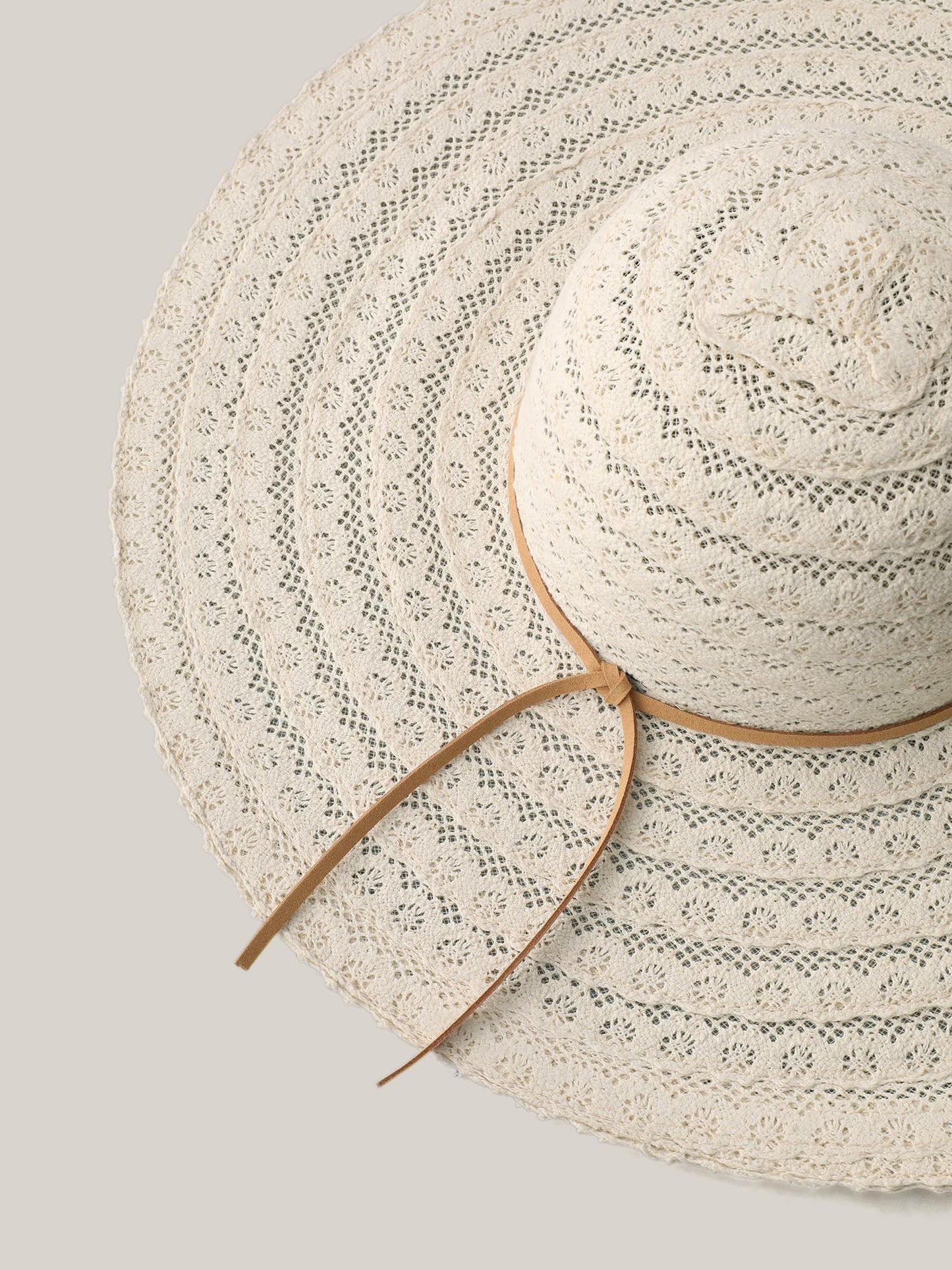 Vacation Curved Straw Hat