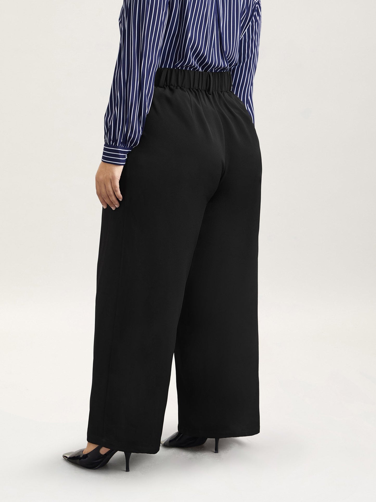 Very Stretchy Waist Flared Leg Pants