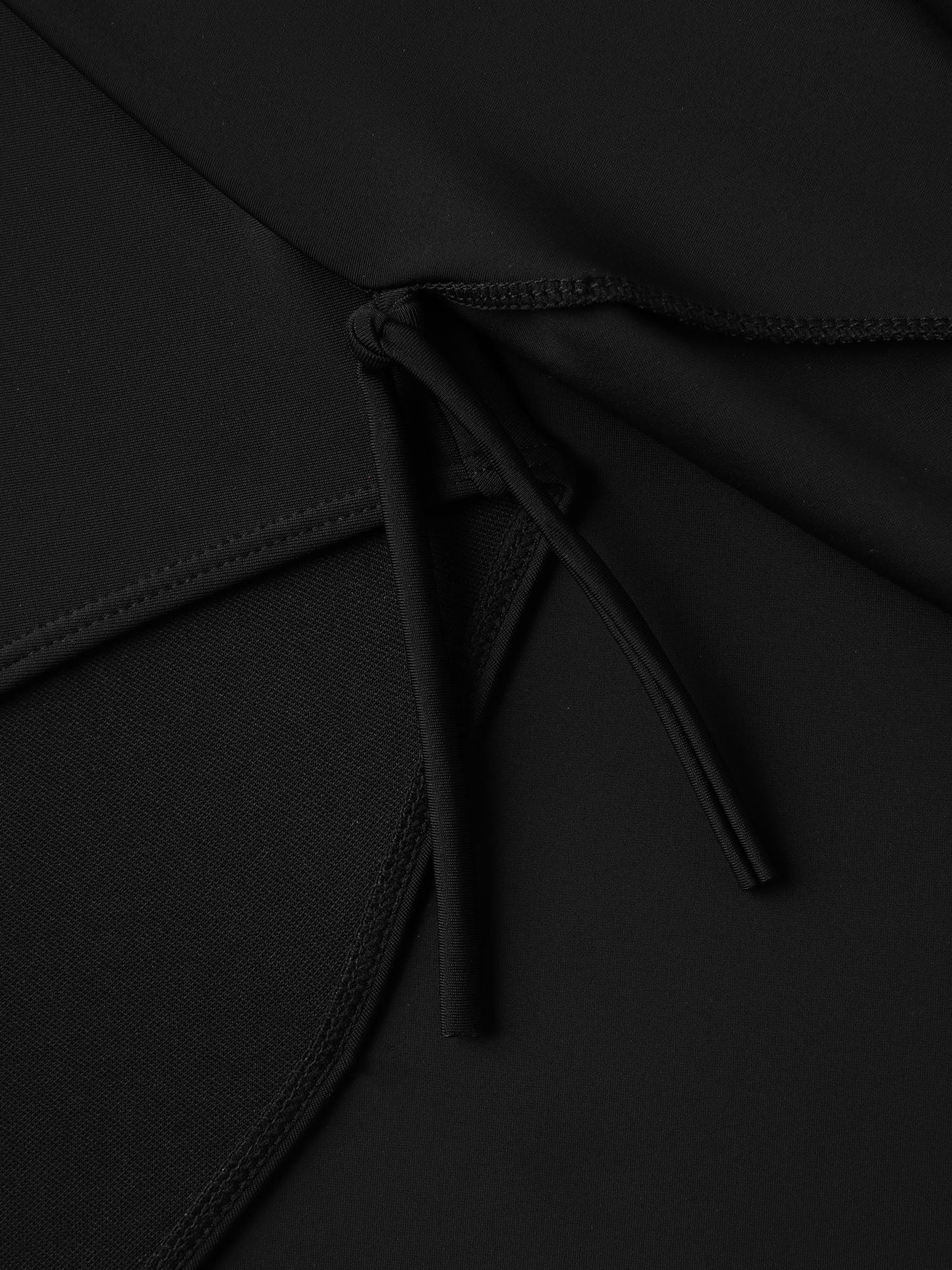 Anti-Float Ties Webbed Split Hem Swim Dress