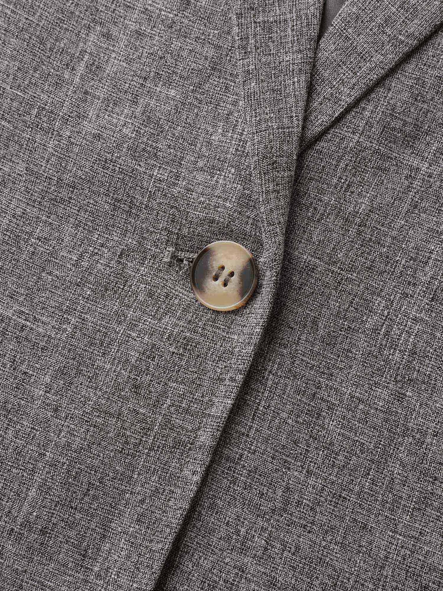 Waist-Defining Panels Pockets Solid Blazer