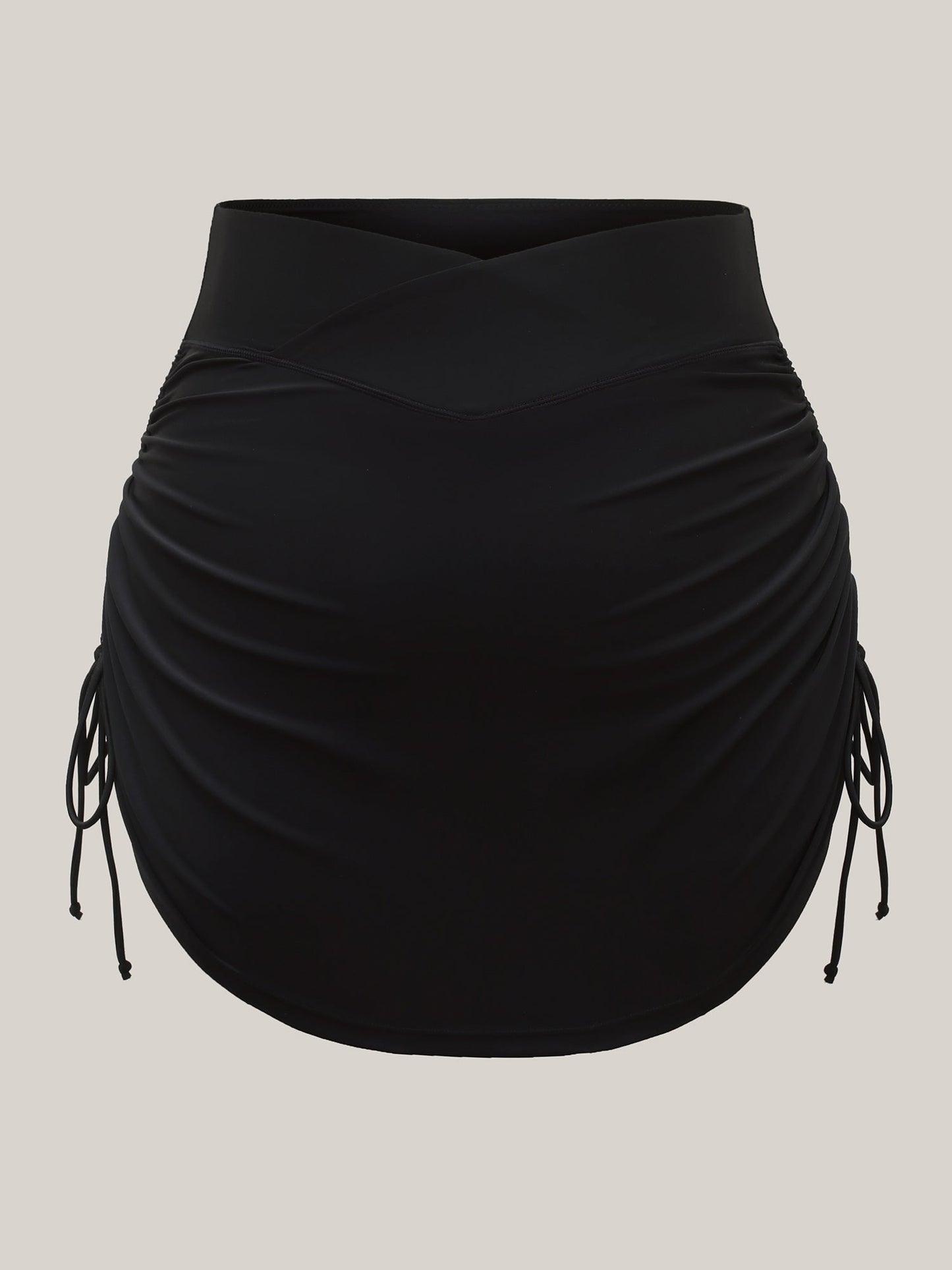Drawstring Adjustable Coverage Ruched Swim Bottoms