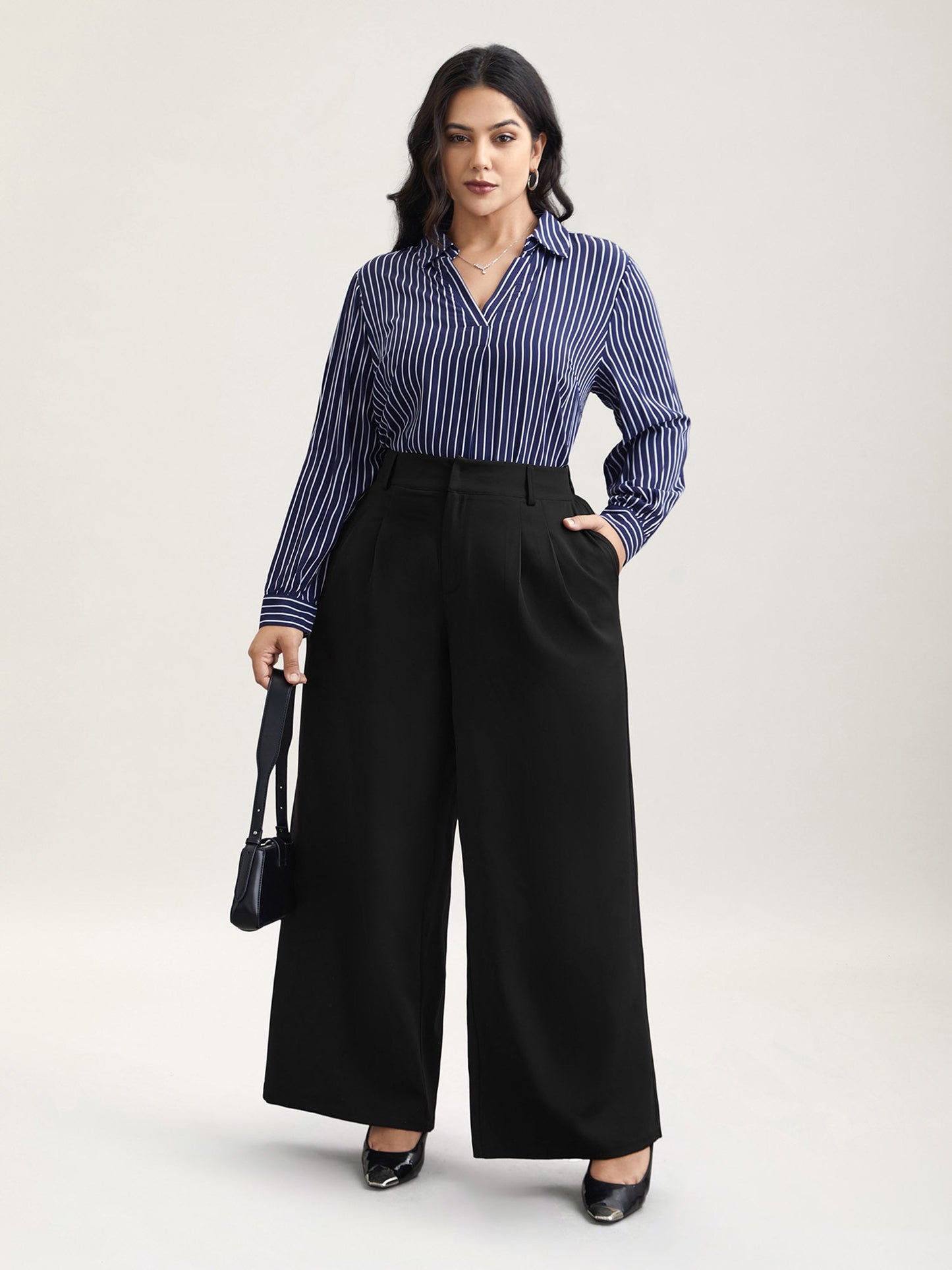 Very Stretchy Waist Flared Leg Pants