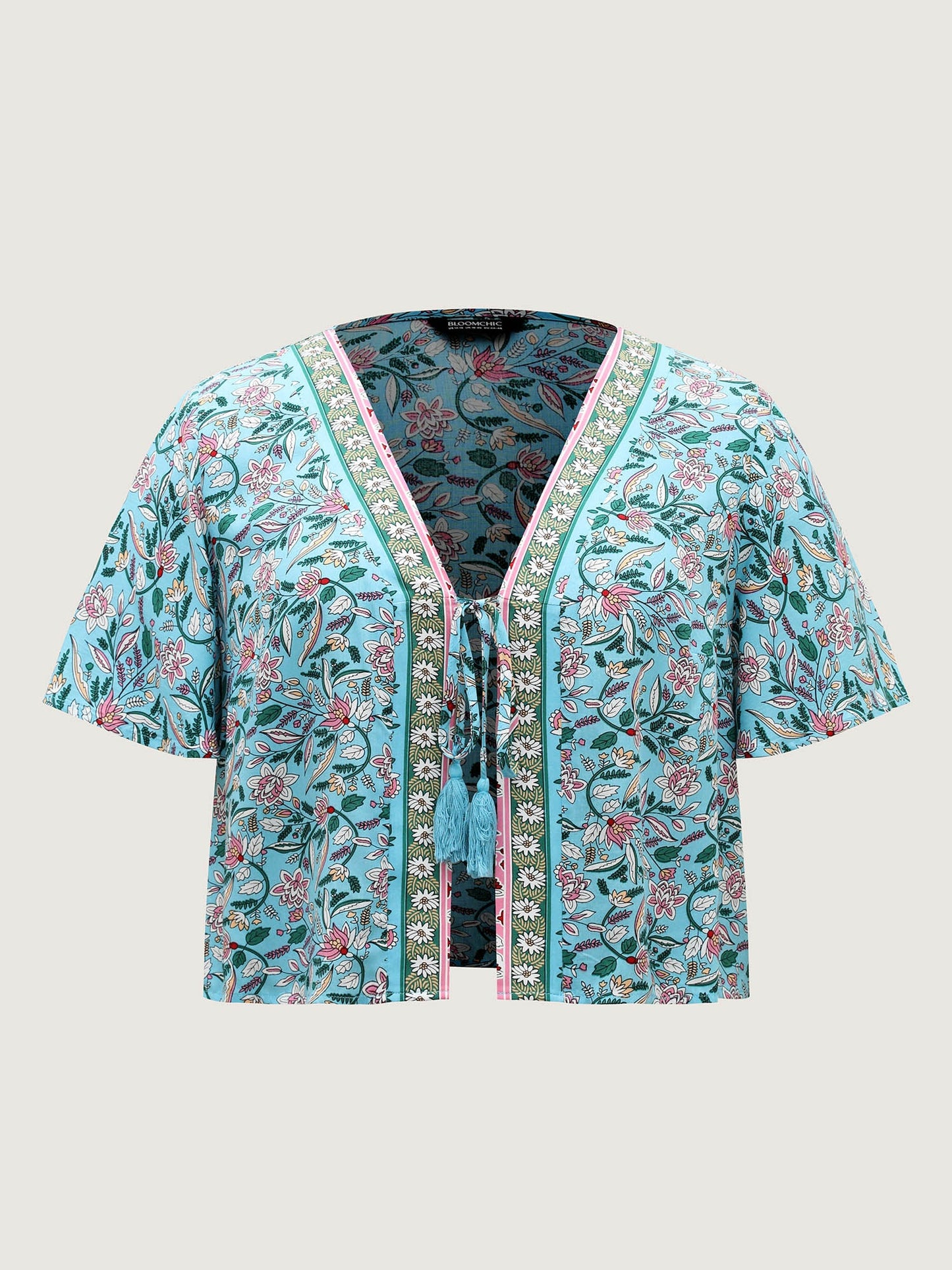 Floral Print Tassels Co-Ord Set