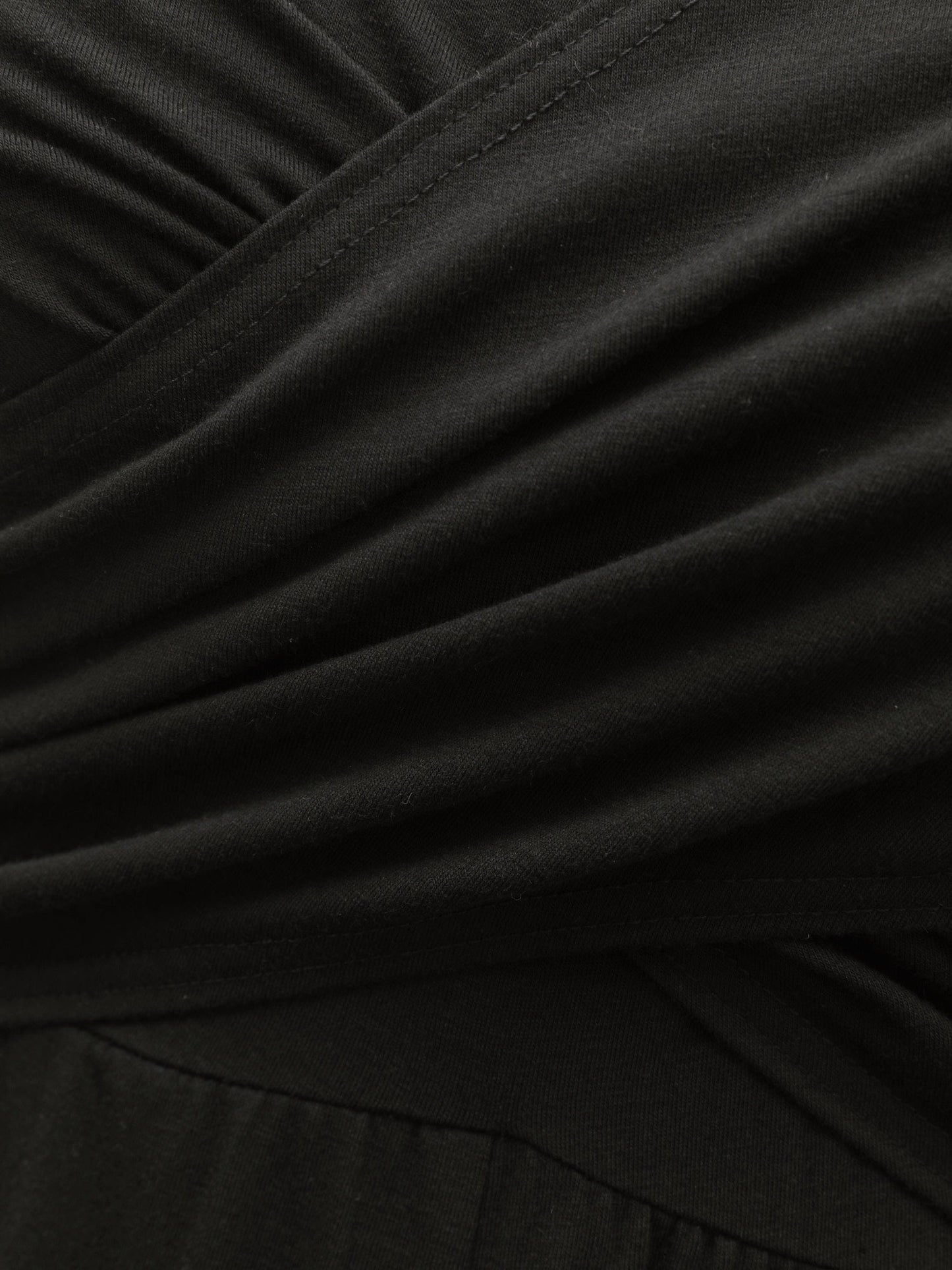 Overlap Bodice Wide Straps Jumpsuit